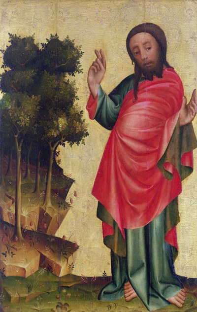 The Creation of Dry Land and Vegetation (detail) by Master Bertram of Minden